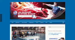 Desktop Screenshot of futsalsuzano.com.br